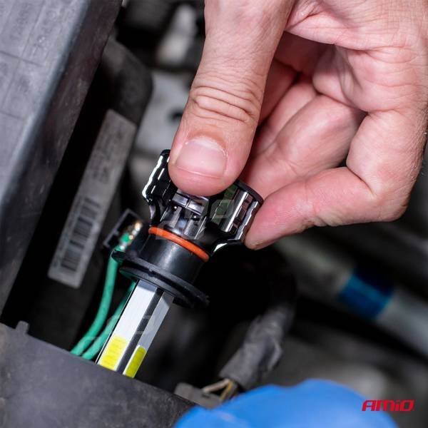 Λαμπτήρες αυτοκινήτου LED COB 4 πλευρών AMIO H8/H9/H11