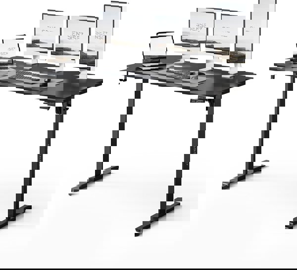 Γραφείο SENSE7 NOJO LIGHT Μαύρο 140x70 εκ.