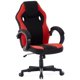 SENSE7 Prism Καρέκλα Gaming Υφασμάτινη Μαύρο-Κόκκινο Εργονομική