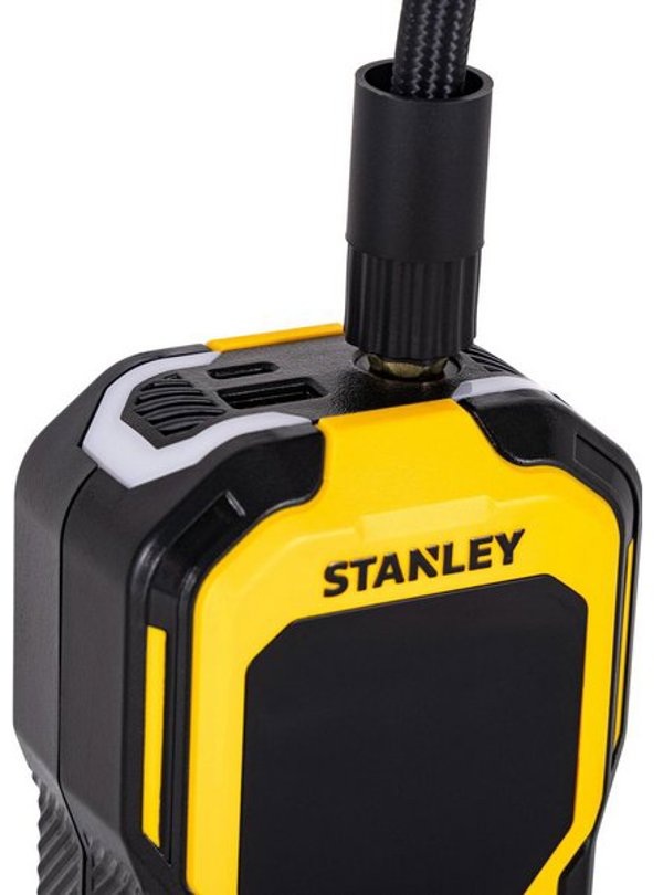 Stanley SXIF0101 Φορητός Συμπιεστής Αυτοκινήτου 12V με Μπαταρία Ιόντων Λιθίου, Λειτουργία Power Bank & Οθόνη Ενδείξεων