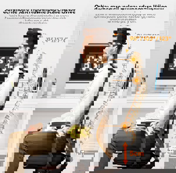 Καρέκλα γραφείου SENSE7 Nakai Μαύρη