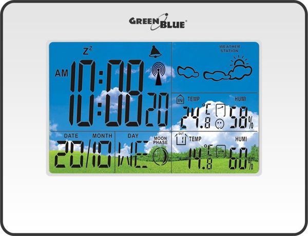 Μετεωρολογικός σταθμός GreenBlue White (GB147W)