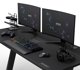 SENSE7 Nomad Classic Gaming Γραφείο, 140x60 cm, Μαύρο