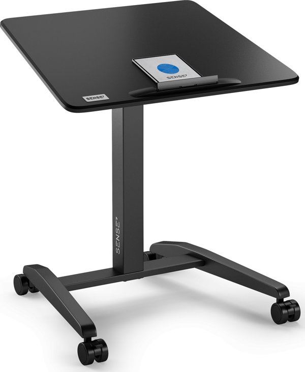 Κινητό γραφείο SENSE7 μαύρο 70 cmx52 cm μαύρο