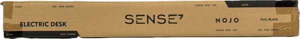 SENSE7 Nojo Ηλεκτρικό Γραφείο με Ρυθμιζόμενο Ύψος, 120x60 cm, Μαύρο