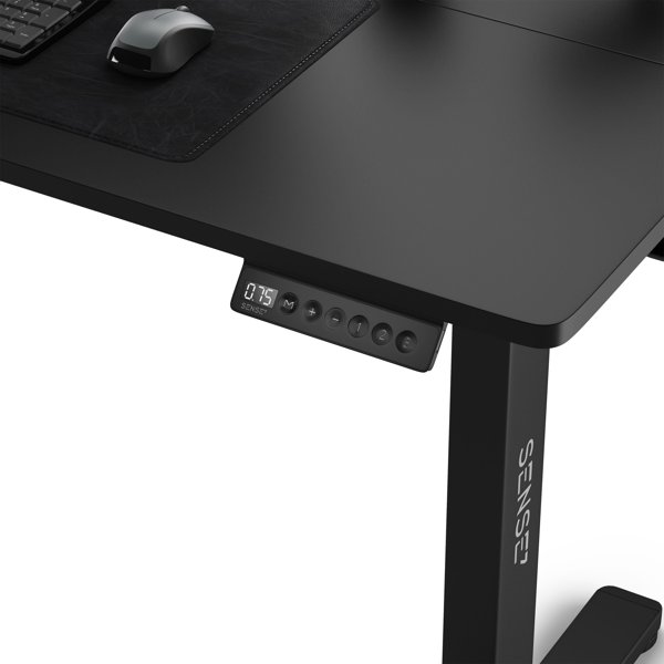 SENSE7 Nojo Ηλεκτρικό Γραφείο με Ρυθμιζόμενο Ύψος, 120x60 cm, Μαύρο