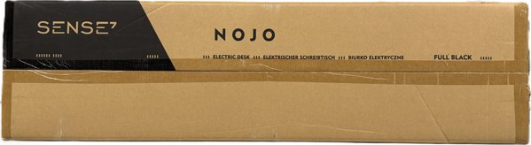 SENSE7 Nojo Ηλεκτρικό Γραφείο με Ρυθμιζόμενο Ύψος, 120x60 cm, Μαύρο