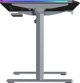 Ultradesk Quest Gaming Desk, Ηλεκτρικό Γραφείο με Ρύθμιση Ύψους 72-120cm, Επιφάνεια 140x70cm, Γκρι-Μαύρο