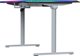 Ultradesk Quest Gaming Desk, Ηλεκτρικό Γραφείο με Ρύθμιση Ύψους 72-120cm, Επιφάνεια 140x70cm, Γκρι-Μαύρο