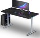 Ultradesk Quest Gaming Desk, Ηλεκτρικό Γραφείο με Ρύθμιση Ύψους 72-120cm, Επιφάνεια 140x70cm, Γκρι-Μαύρο