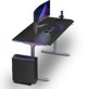 Ultradesk Quest Gaming Desk, Ηλεκτρικό Γραφείο με Ρύθμιση Ύψους 72-120cm, Επιφάνεια 140x70cm, Γκρι-Μαύρο