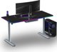 Ultradesk Quest Gaming Desk, Ηλεκτρικό Γραφείο με Ρύθμιση Ύψους 72-120cm, Επιφάνεια 140x70cm, Γκρι-Μαύρο