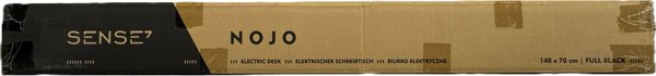 Biurko SENSE7 Nojo Black 140 cmx70 cm Black