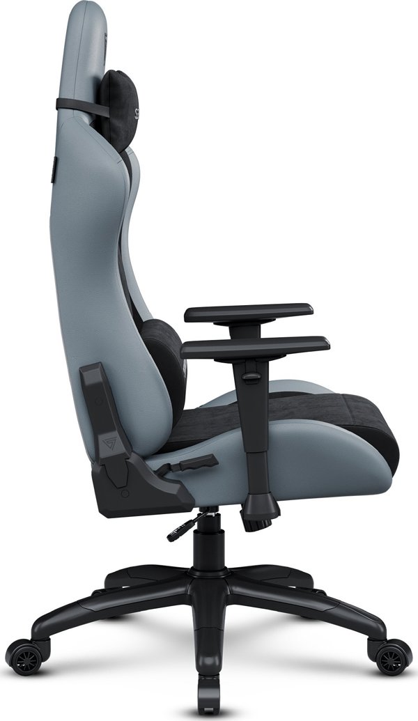 SENSE7 Gaming Πολυθρόνα Spellcaster XL PU, Μαύρο-Γκρι, Εργονομική Καρέκλα Γραφείου