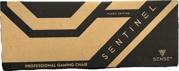 SENSE7 Sentinel Καρέκλα Gaming Υφασμάτινη Μαύρο-Κόκκινο