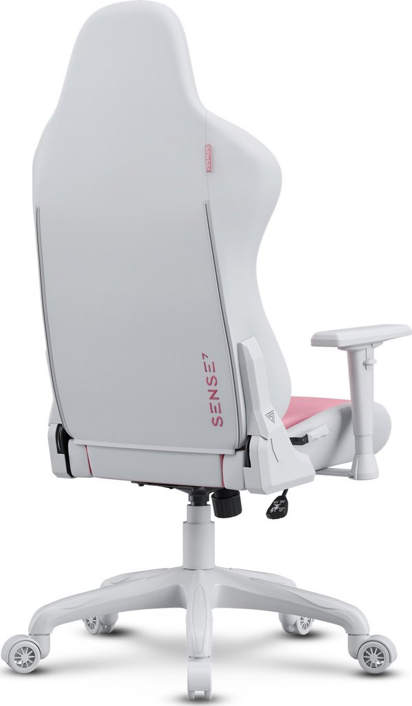 Καρέκλα SENSE7 Spellcaster FUKU PU λευκό-ροζ