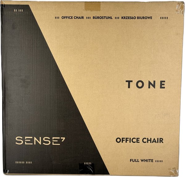 SENSE7 Tone Καρέκλα Γραφείου, Εργονομική Πολυθρόνα, Λευκό-Γκρι Χρώμα