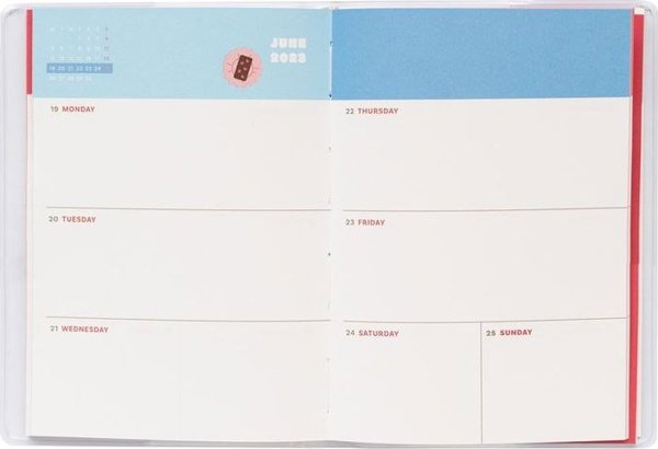 Ημερολόγιο Planner Εβδομαδιαίο Pusheen 2022/2023, 11x15.5cm, με Αυτοκόλλητα