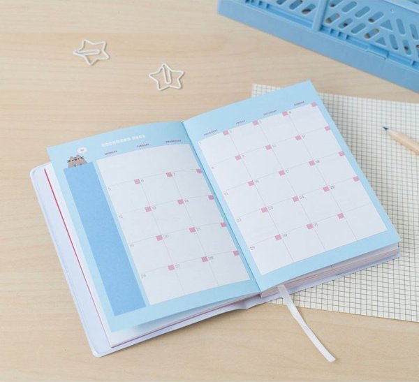 Ημερολόγιο Planner Εβδομαδιαίο Pusheen 2022/2023, 11x15.5cm, με Αυτοκόλλητα