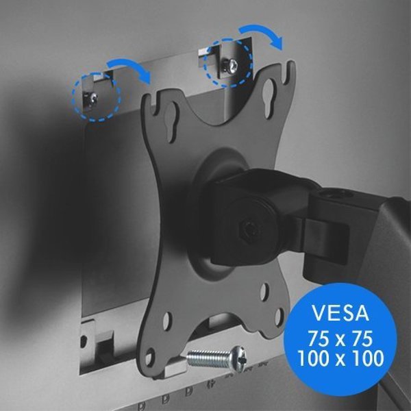 SENSE7 HANG WALL Βάση Τοίχου για Οθόνη 17"-32" με VESA 75x75mm