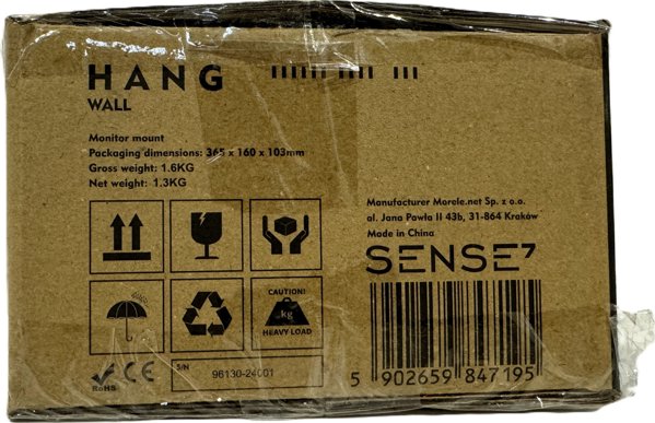SENSE7 HANG WALL Βάση Τοίχου για Οθόνη 17"-32" με VESA 75x75mm